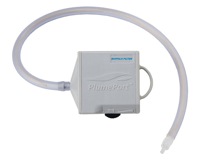 Filtro y tubo de humo pasivo Plumeport